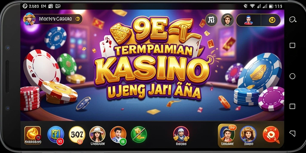 Screenshot aksi seru dalam permainan Kasino 9ET.