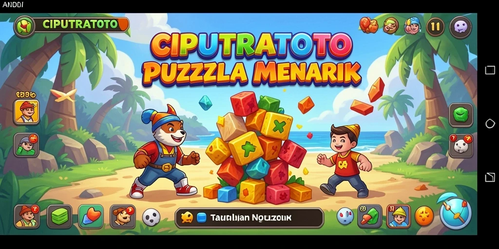 Tampilan gameplay menantang di CIPUTRATOTO dengan variasi puzzle.