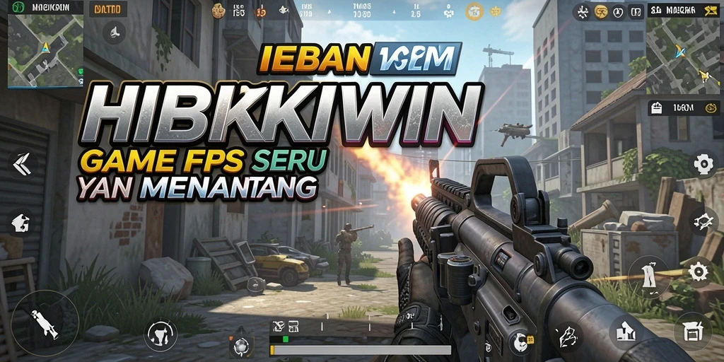 Tampilan gameplay HIBIKIWIN yang intens dan menarik.