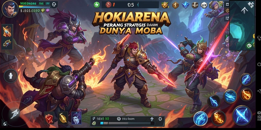 Tampilan gameplay HOKIARENA yang intens dan menegangkan.
