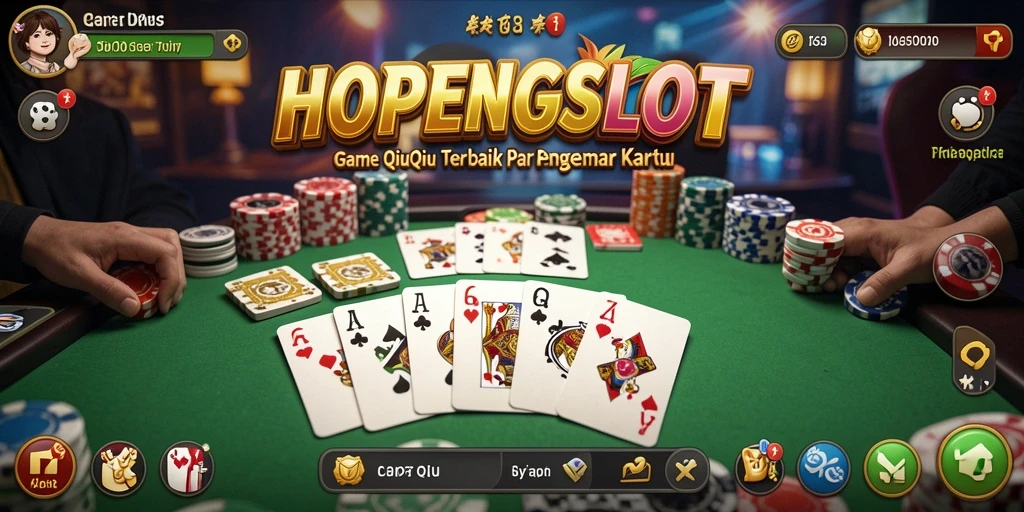Tampilan gameplay menarik HOPENGSLOT saat bermain QiuQiu.