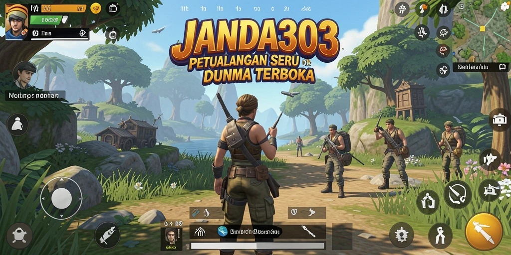 Tangkapan layar gameplay menampilkan petualangan seru di JANDA303.