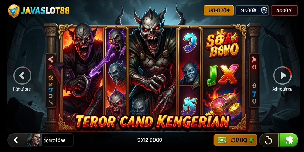 Tampilan luar biasa dari gameplay horror JAVASLOT88.