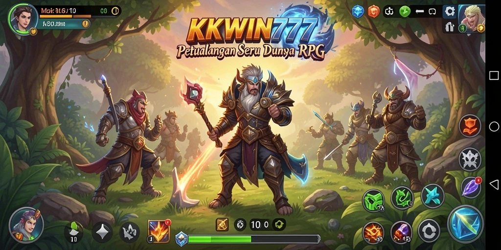 Tampilan gameplay RPG yang menarik dan menantang di KKWIN777.