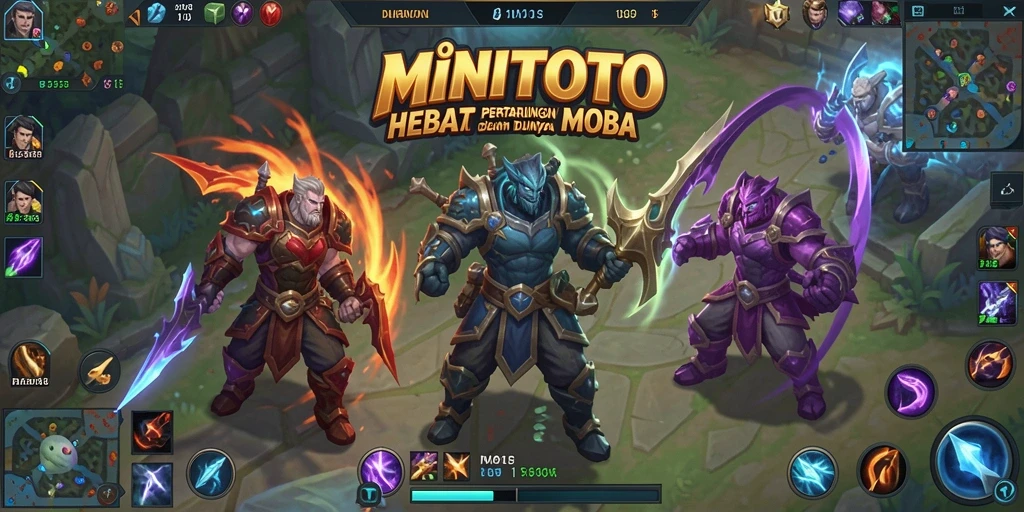 Tangkapan layar gameplay MINITOTO yang menampilkan pertarungan seru antar pemain.