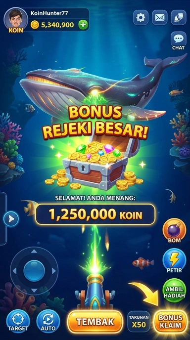 Proses unduh yang mudah di aplikasi rejeki.